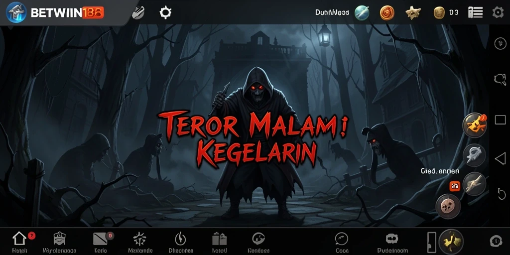 Gameplay menakutkan di dunia kegelapan.