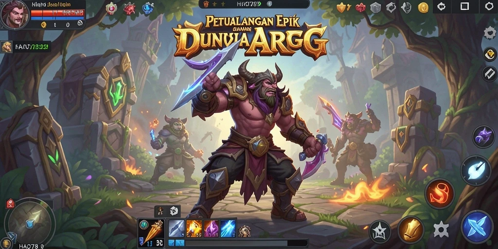 Screenshot gameplay ARPG HAO788 yang menampilkan aksi seru.