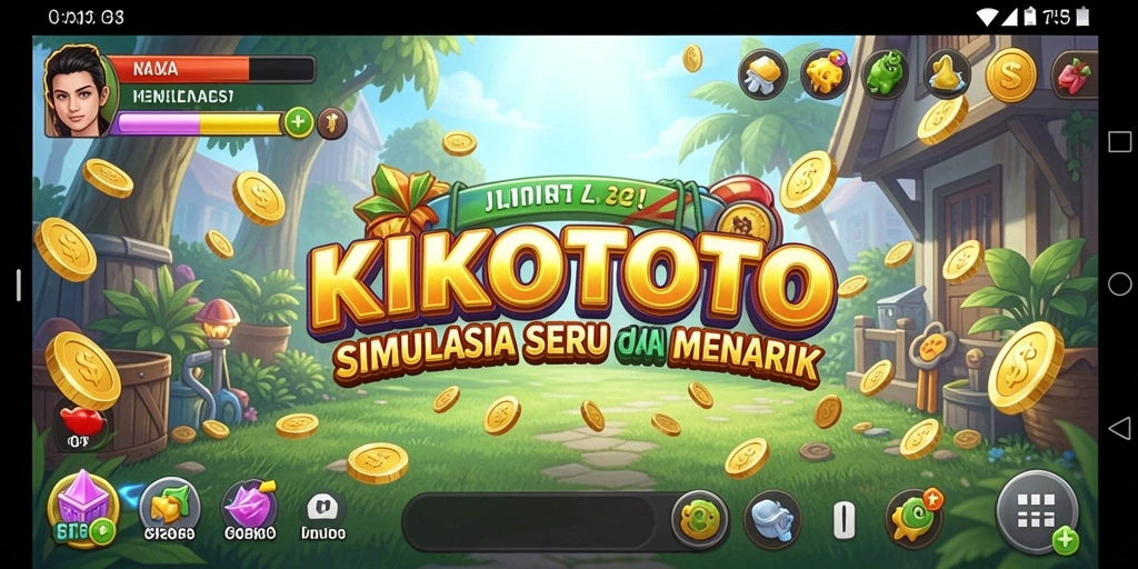 Tampilan gameplay KIKOTOTO yang menarik dan interaktif.