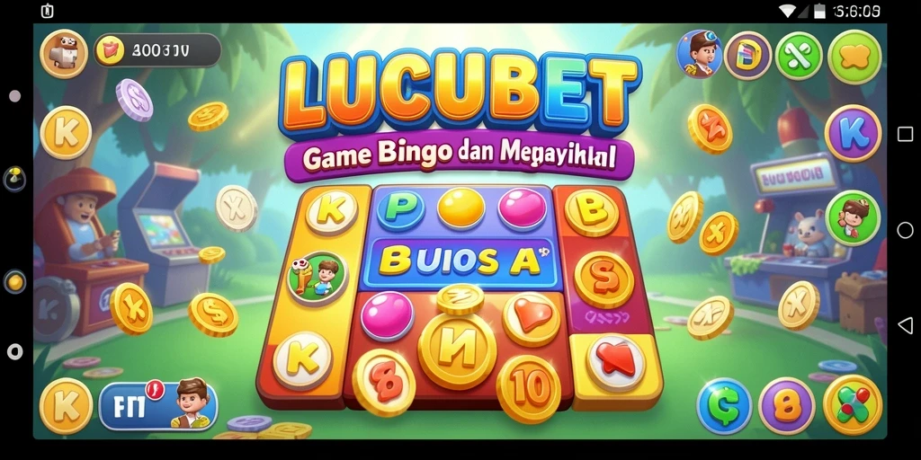 Tampilan gameplay LUCUBET yang seru dan interaktif dalam permainan Bingo.