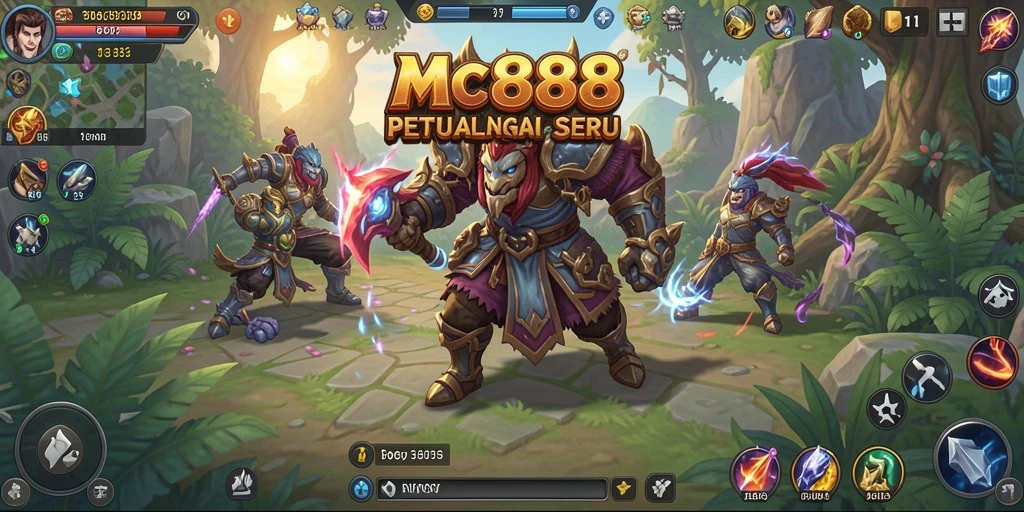 Tampilan gameplay seru di MC888 dengan aksi RPG menarik.