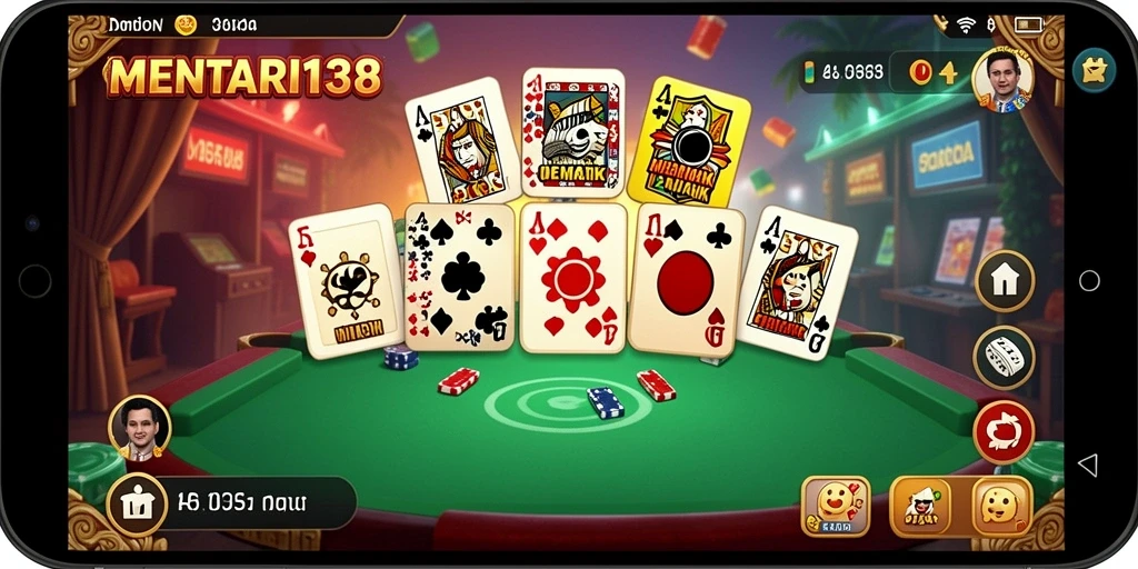 Screenshot gameplay MENTARI138 yang menunjukkan keseruan bermain Domino.