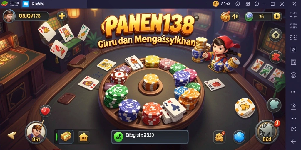 Screenshot permainan QiuQiu yang menampilkan aksi seru di PANEN138.
