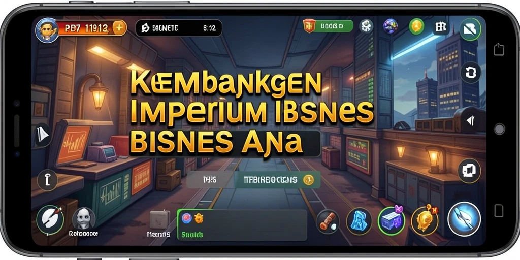 Screenshot gameplay PP7 menampilkan pengelolaan bisnis yang menarik.