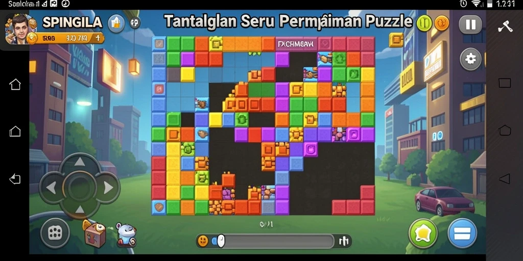 Gameplay seru dan menantang di SPINGILA