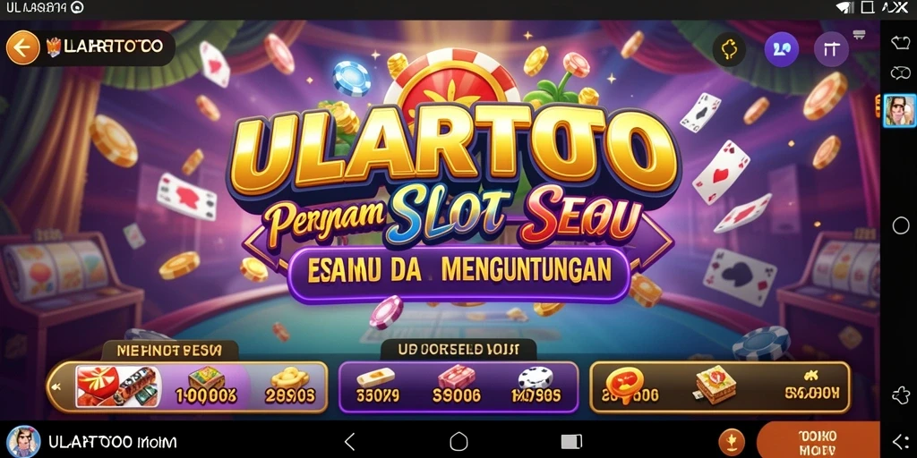 Screenshot gameplay ULARTOTO dengan simbol Slot yang menawan.