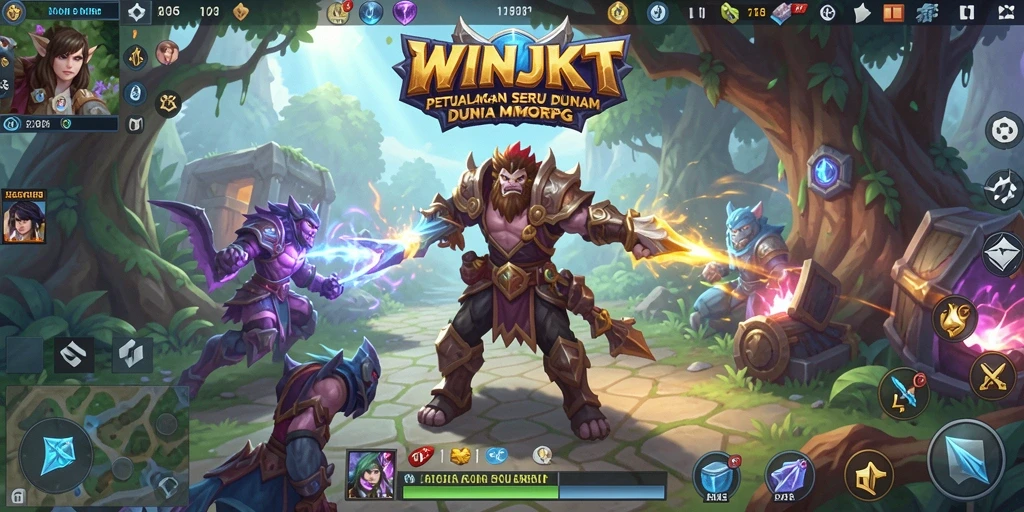 Tangkapan layar menunjukan gameplay mendebarkan dalam WINJKT.